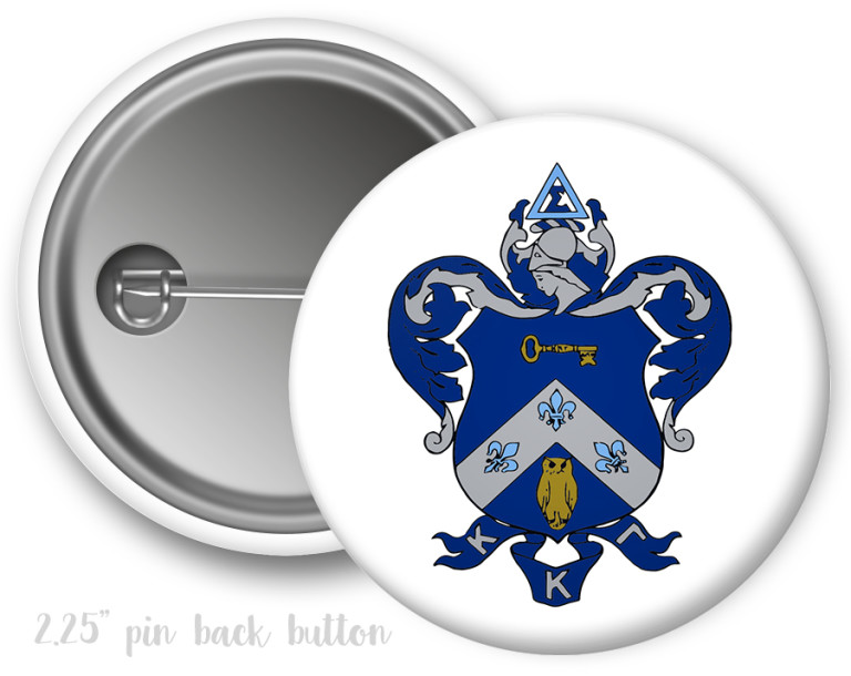 KKG Crest Button - Uptown Greek